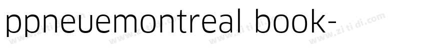 ppneuemontreal book字体转换